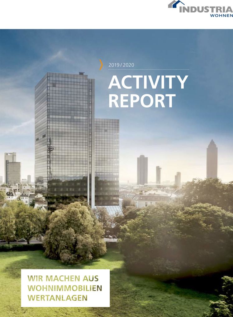 INDUSTRIA WOHNEN Activity Report 2019/2020